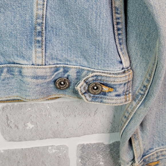 Liz Claiborne Lizwear Jeans Vintage Stone Washed Denim Jean Jacket Women's S - Picture 6 of 13